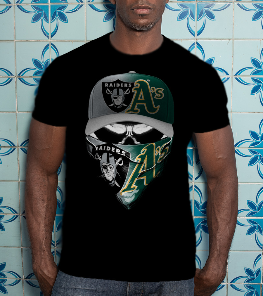 Raiders A's Mask Cap Combo Skum 096 T-Shirt