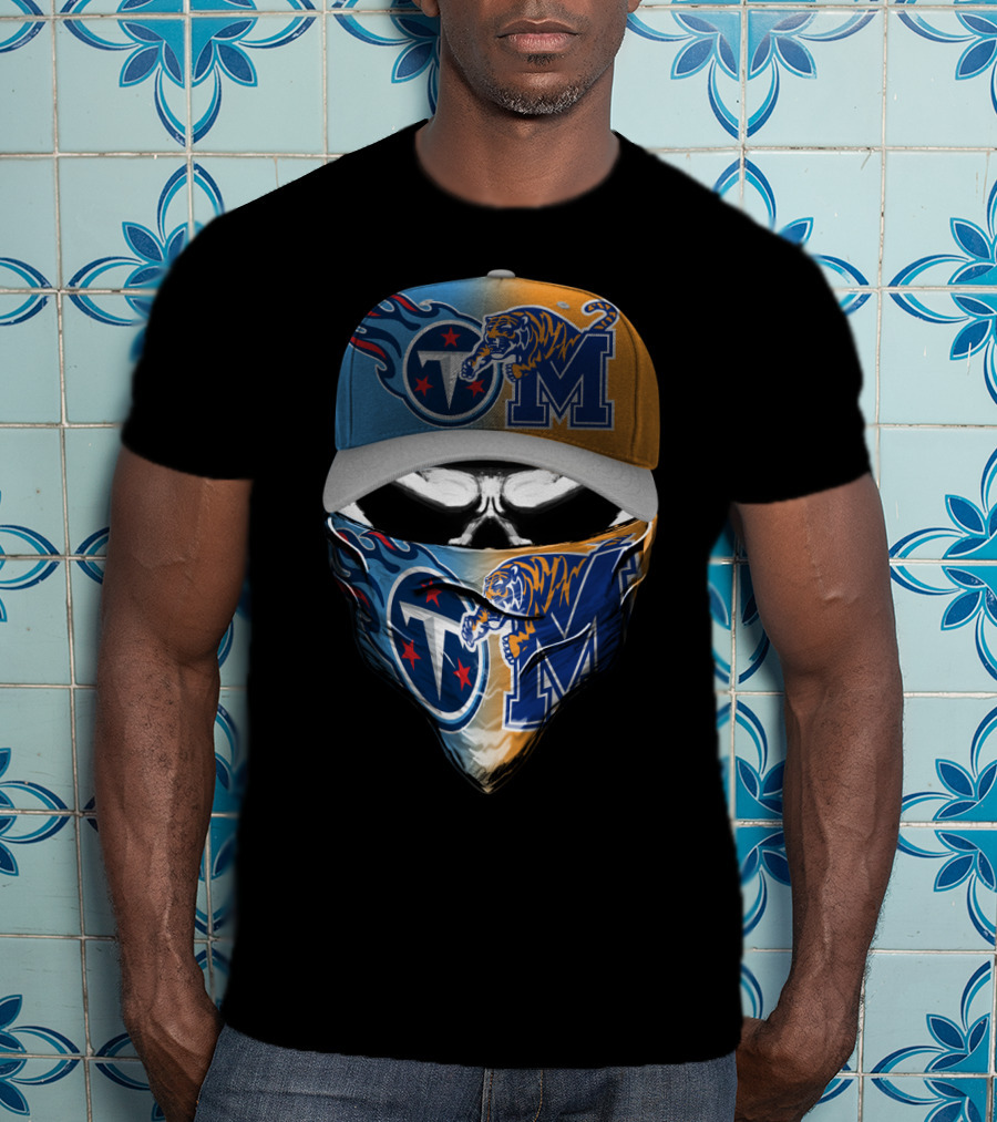 Tennessee Titans Memphis Tigers Skum T-Shirt