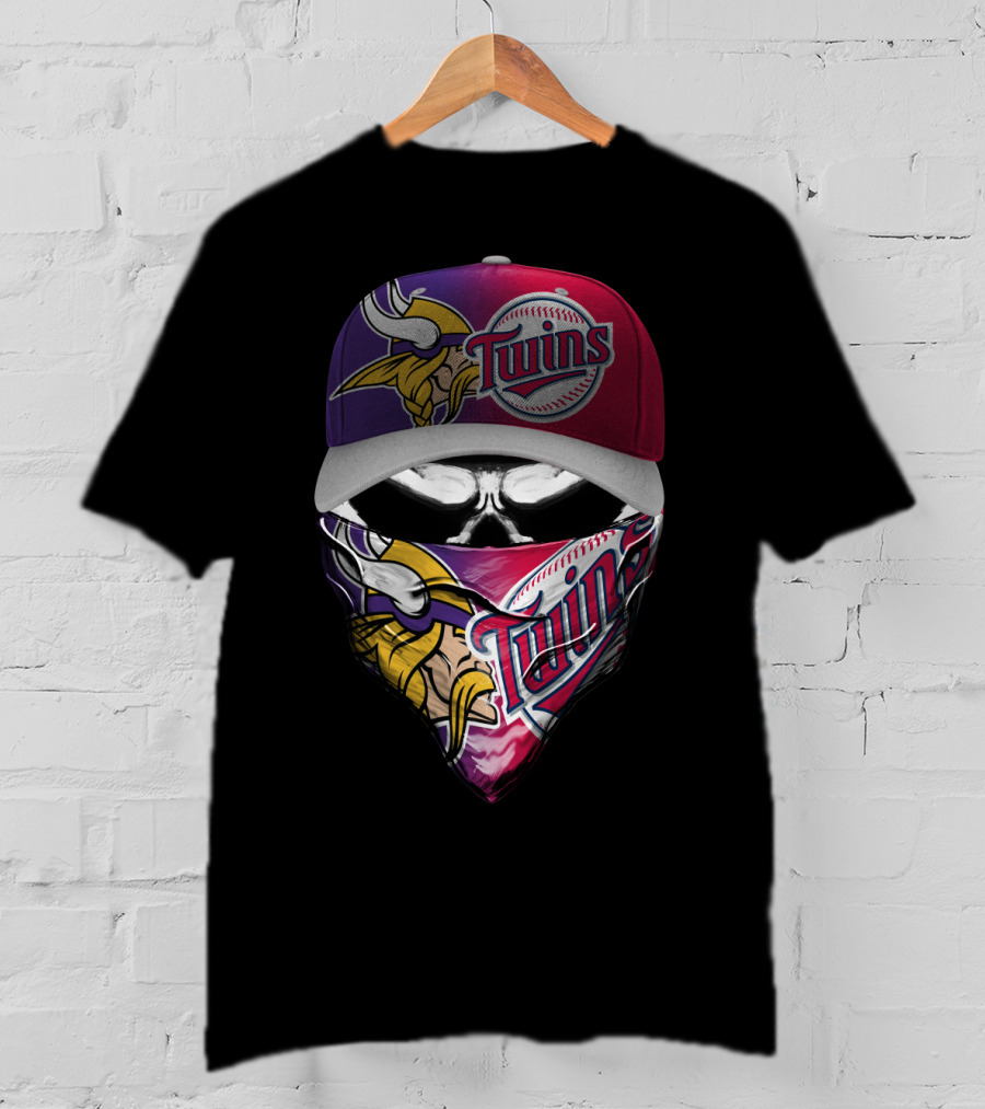 Twins Vikings Crossover Skum 135 Fan Gear T-Shirt