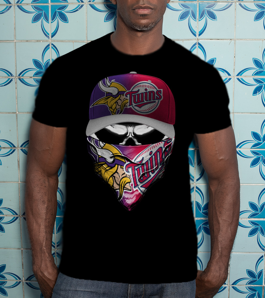 Twins Vikings Crossover Skum 135 Fan Gear T-Shirt
