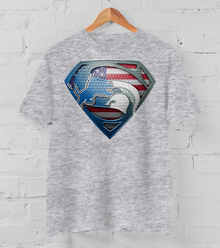 Spartan Superhero American Flag T-Shirt