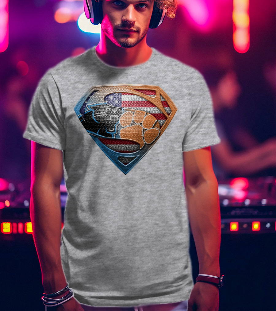 Super American Panther Claw Shield T-Shirt