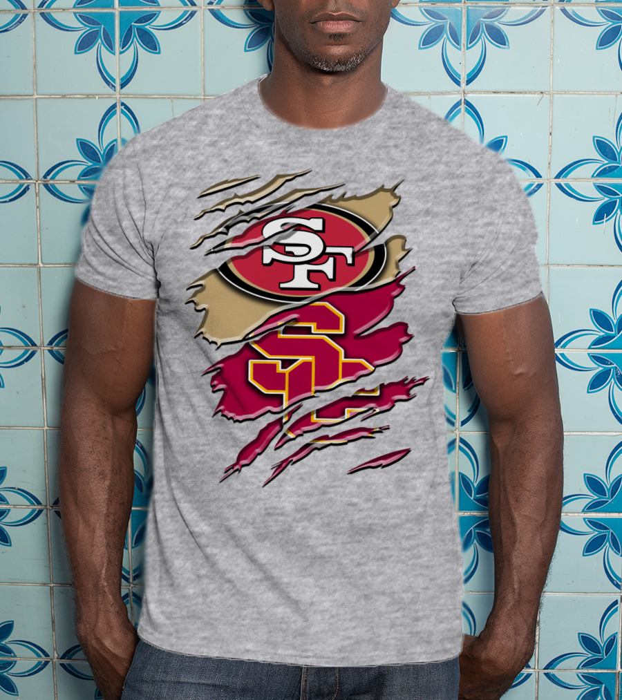 49ers Usc Mashup Rah T-Shirt