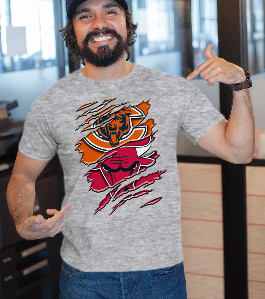 Chicago Bears Bulls Rah 007 T-Shirt
