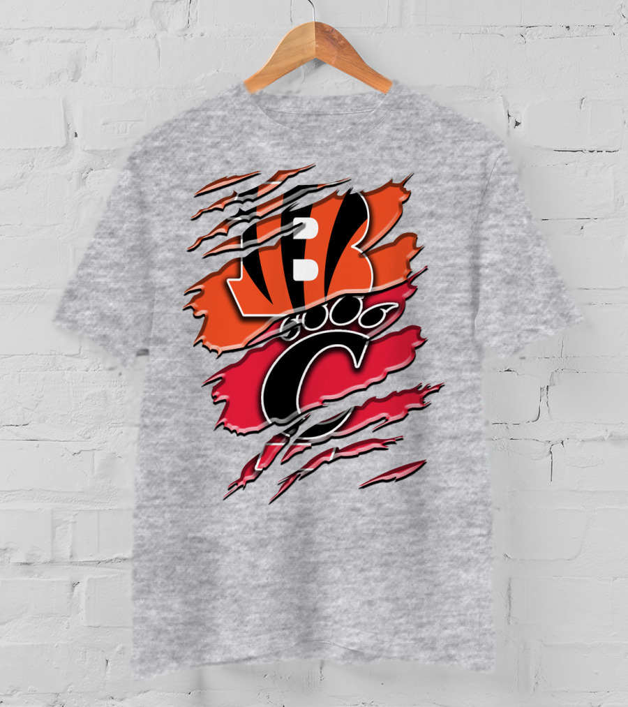 Bengals Bearcats Claw Graphic Rah 011 T-Shirt