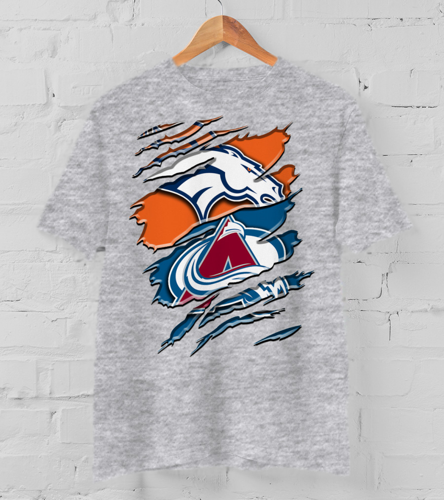 Denver Broncos Colorado Avalanche Rah 016 T-Shirt