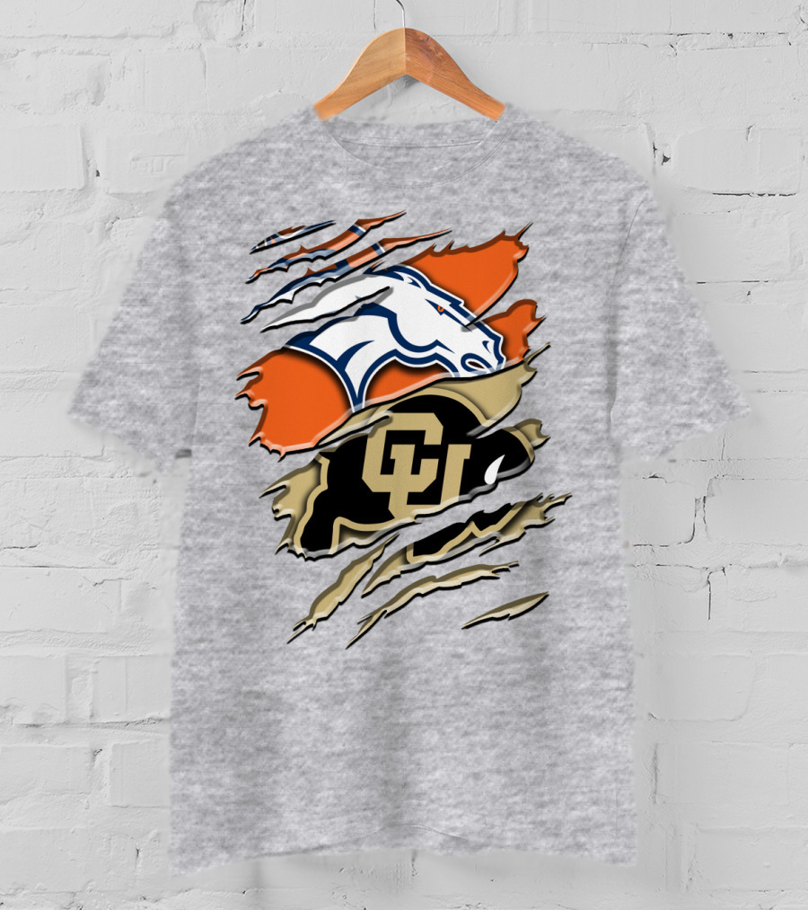 Denver Broncos Colorado Buffaloes Rah 017 T-Shirt