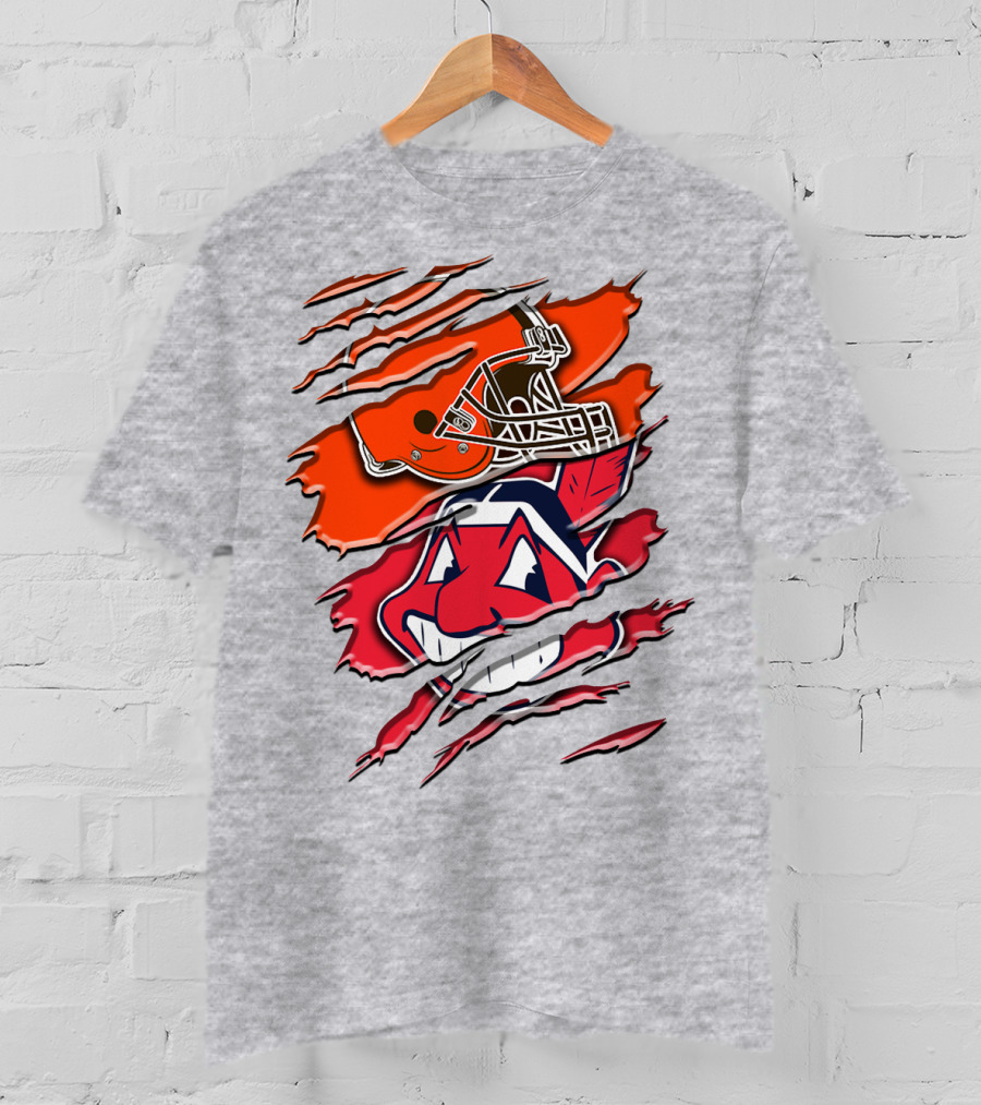 Cleveland Browns And Chief Wahoo Rah T-Shirt