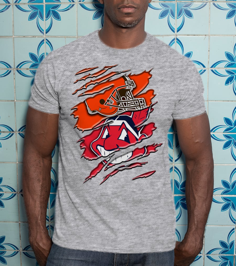 Cleveland Browns And Chief Wahoo Rah T-Shirt