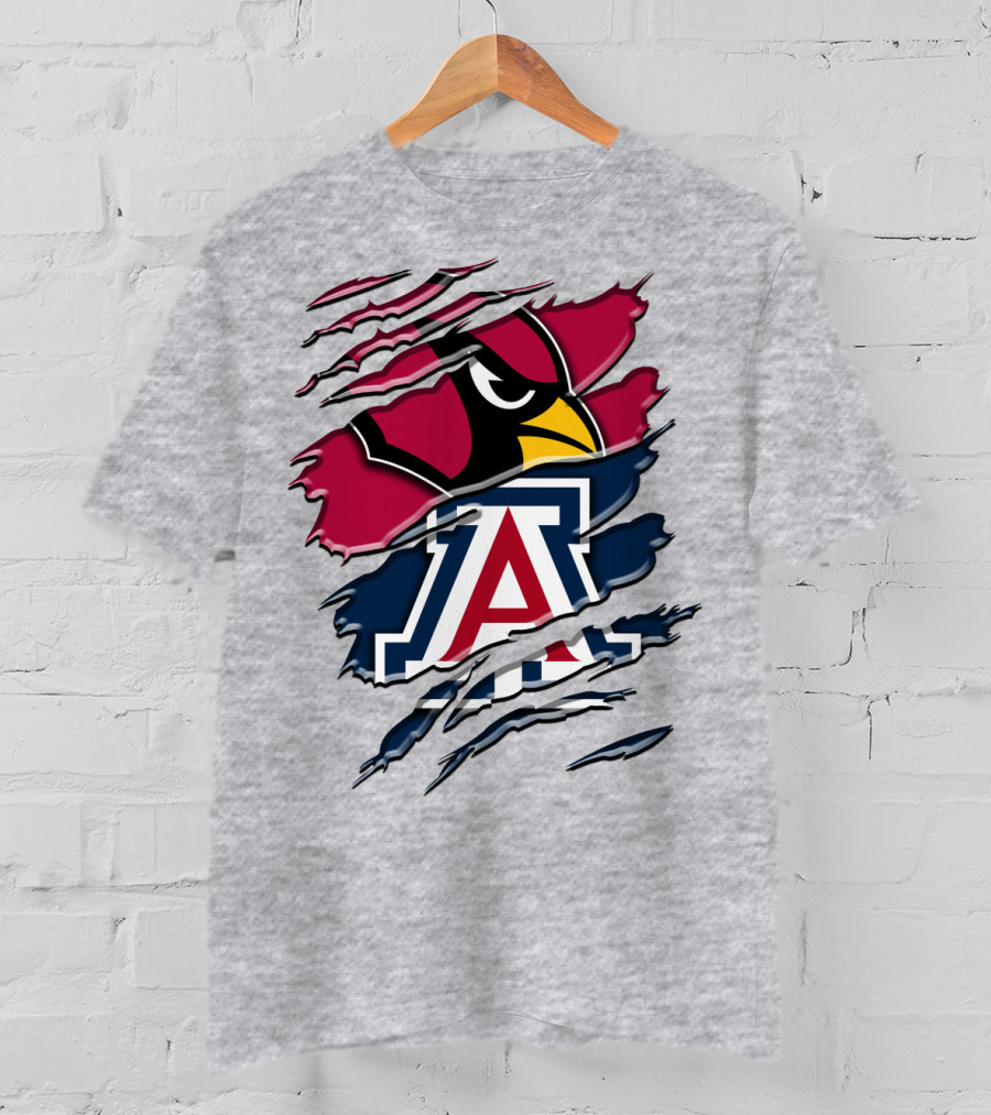 Arizona Cardinals University Of Arizona Wildcats Rah 031 T-Shirt