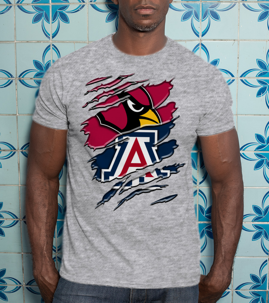 Arizona Cardinals University Of Arizona Wildcats Rah 031 T-Shirt