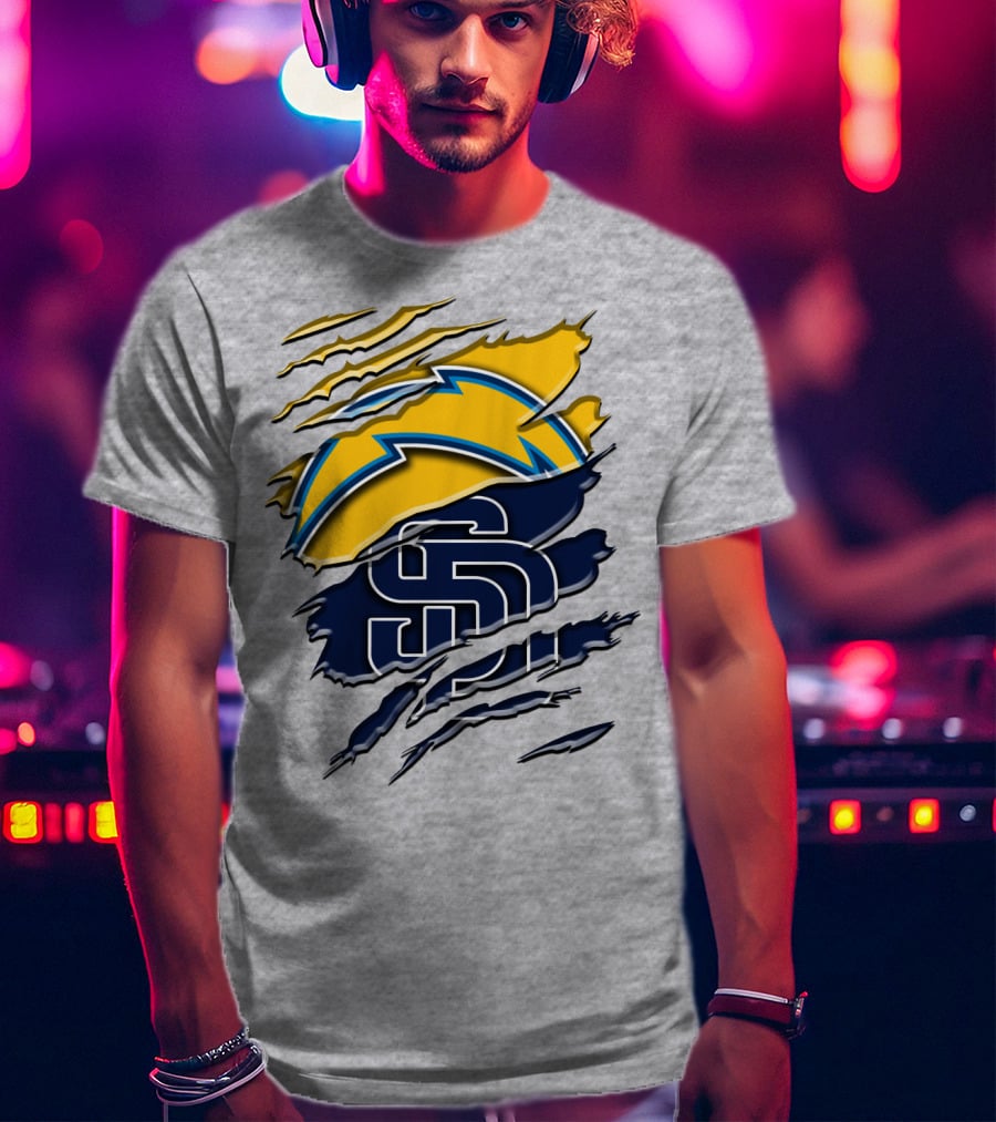San Diego Chargers And Padres Rah 033 T-Shirt