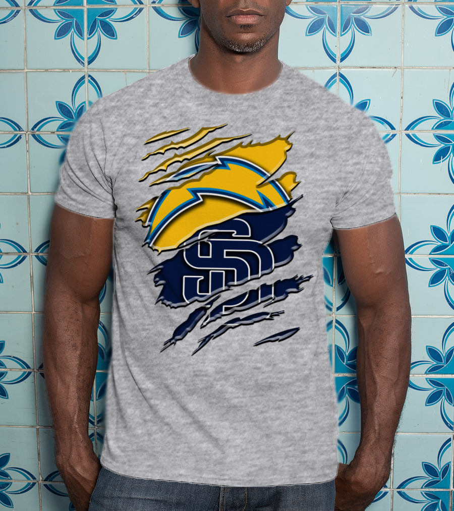 San Diego Chargers And Padres Rah 033 T-Shirt