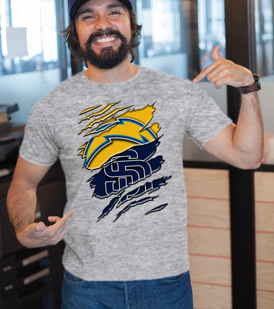 San Diego Chargers And Padres Rah 033 T-Shirt