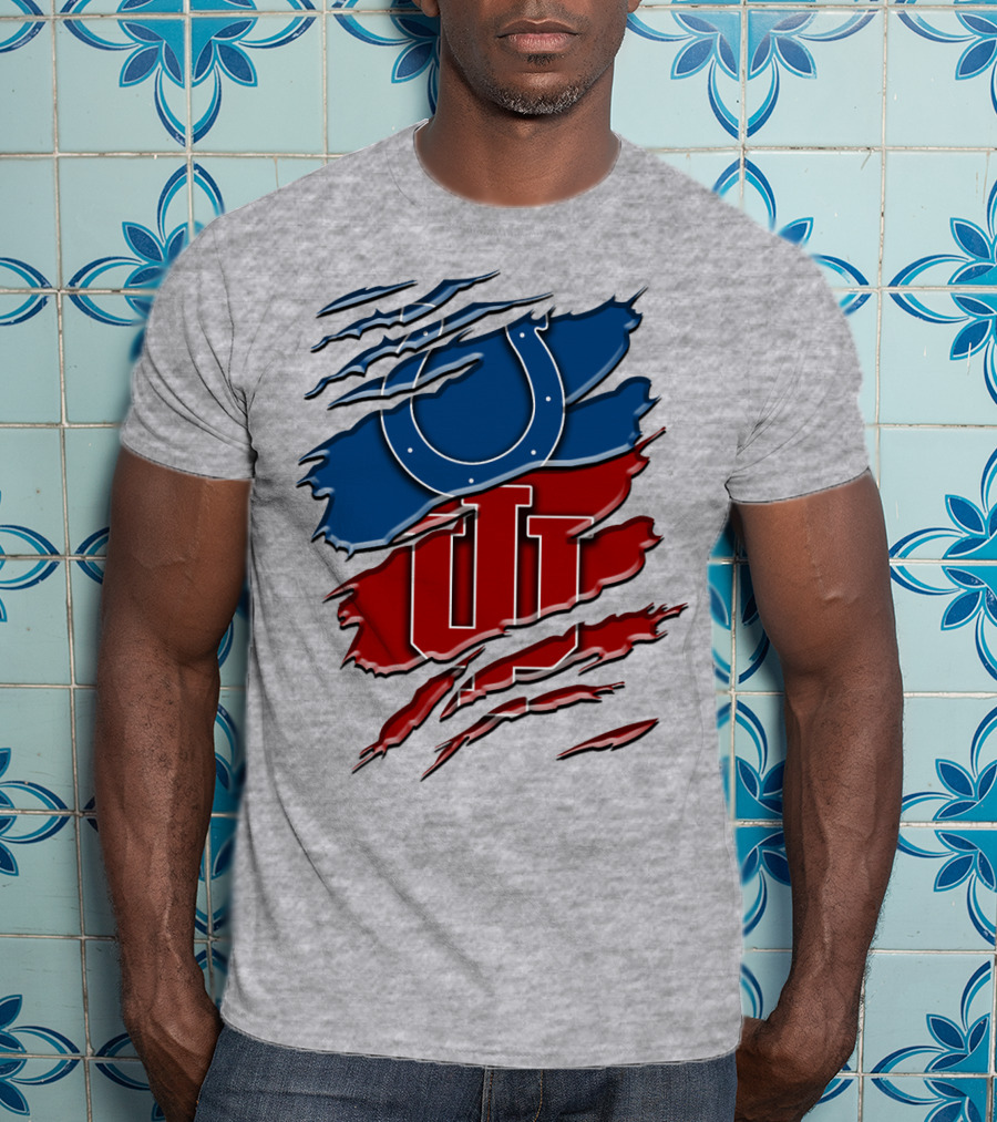 Indianapolis Colts Indiana University Mashup Rah T-Shirt