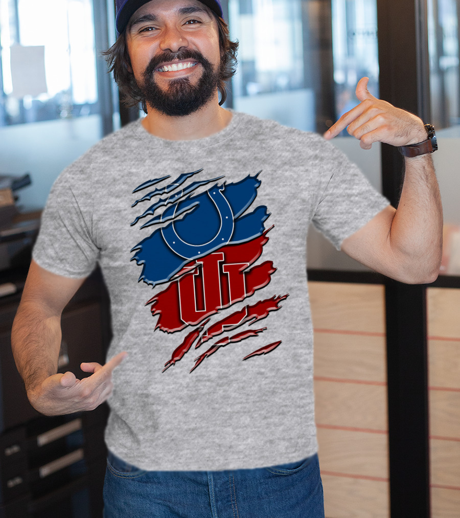Indianapolis Colts Indiana University Mashup Rah T-Shirt
