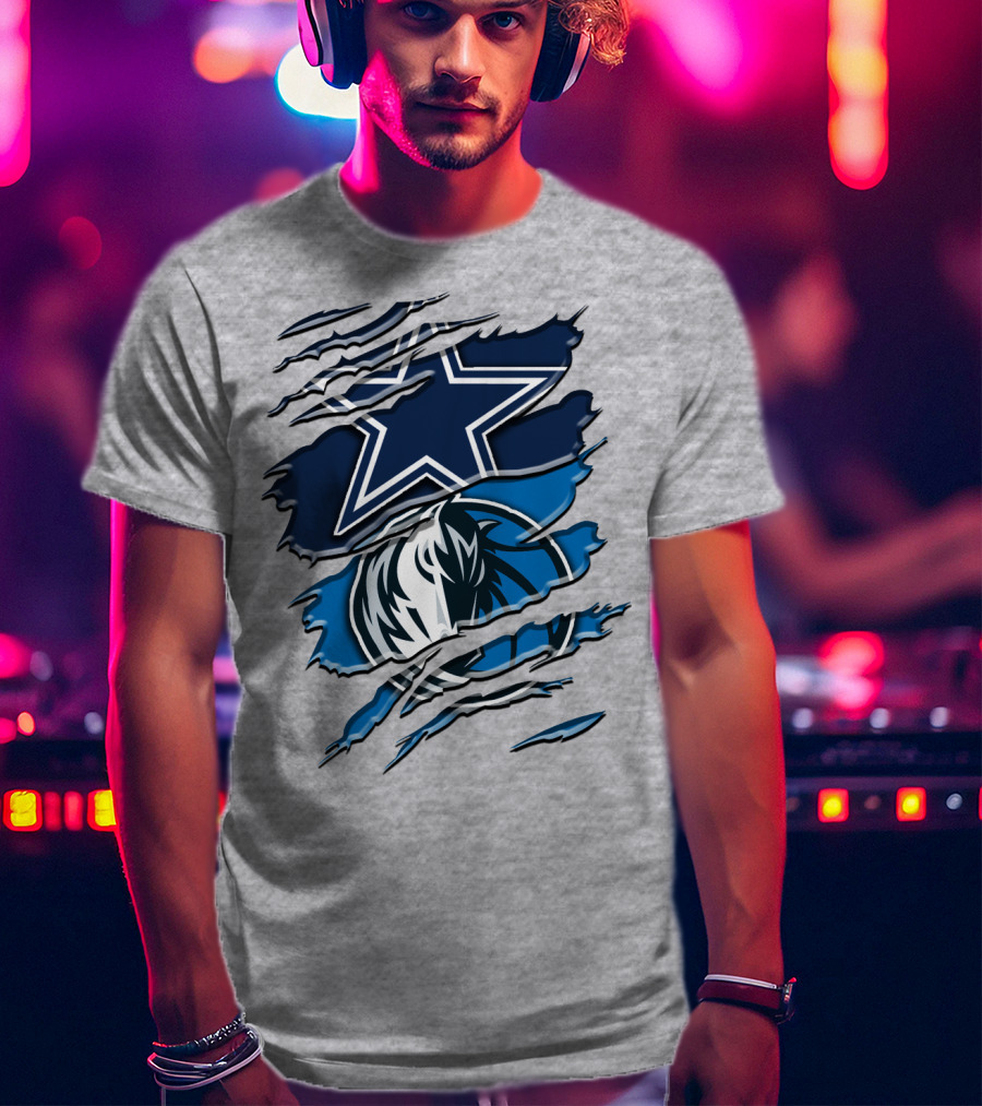 Dallas Cowboys Mavericks Crossover Rah 044 T-Shirt