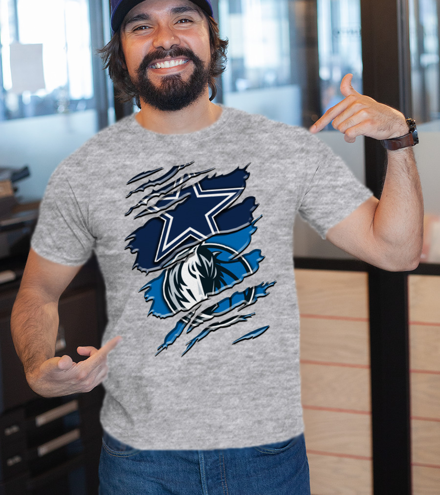 Dallas Cowboys Mavericks Crossover Rah 044 T-Shirt