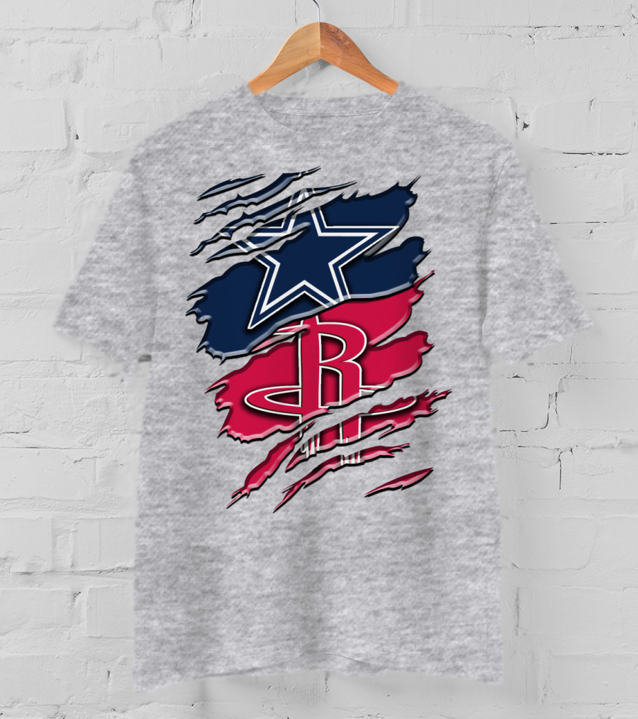 Dallas Cowboys Houston Rockets Rah 047 T-Shirt