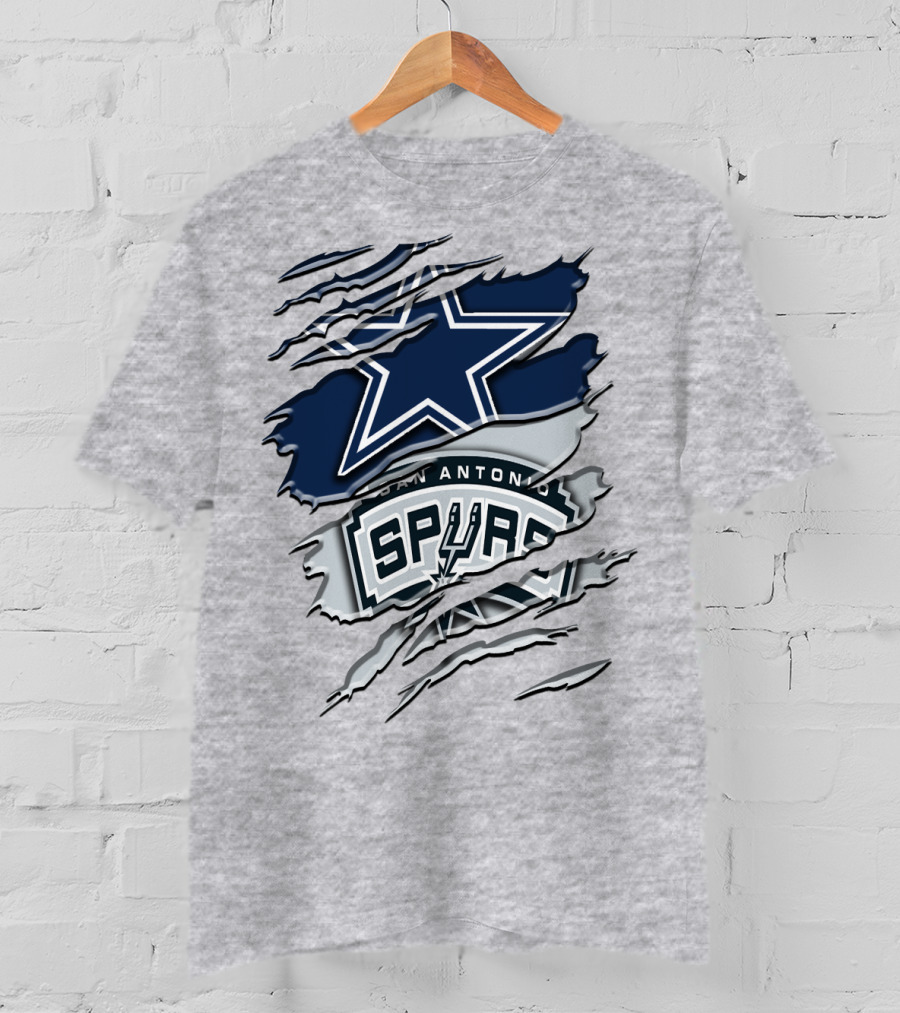 Dallas Cowboys San Antonio Spurs Rah 048 T-Shirt