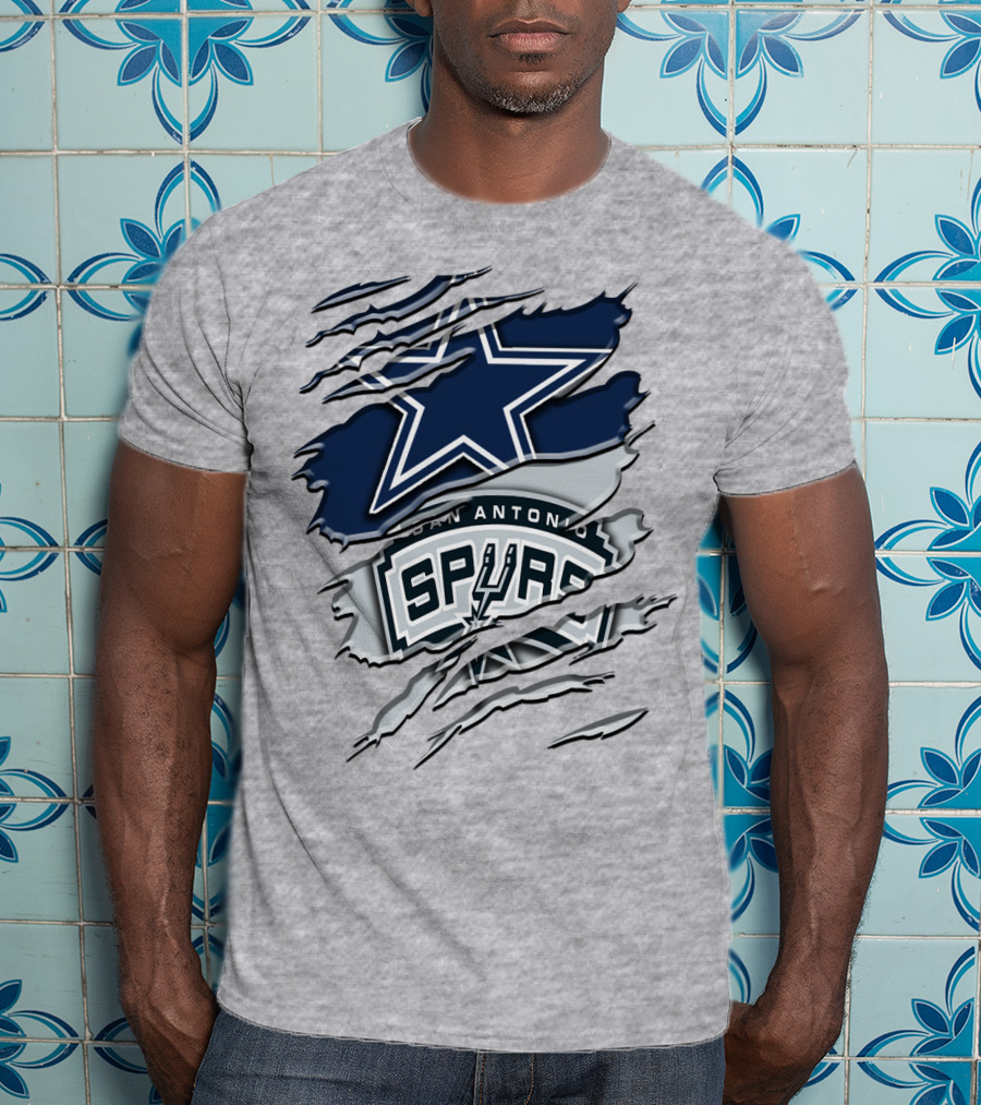 Dallas Cowboys San Antonio Spurs Rah 048 T-Shirt