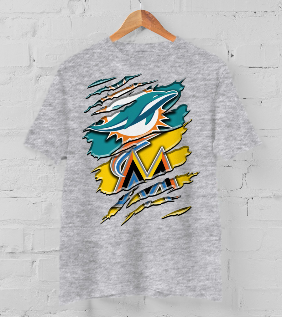 Miami Dolphins Marlins Rah 053 T-Shirt