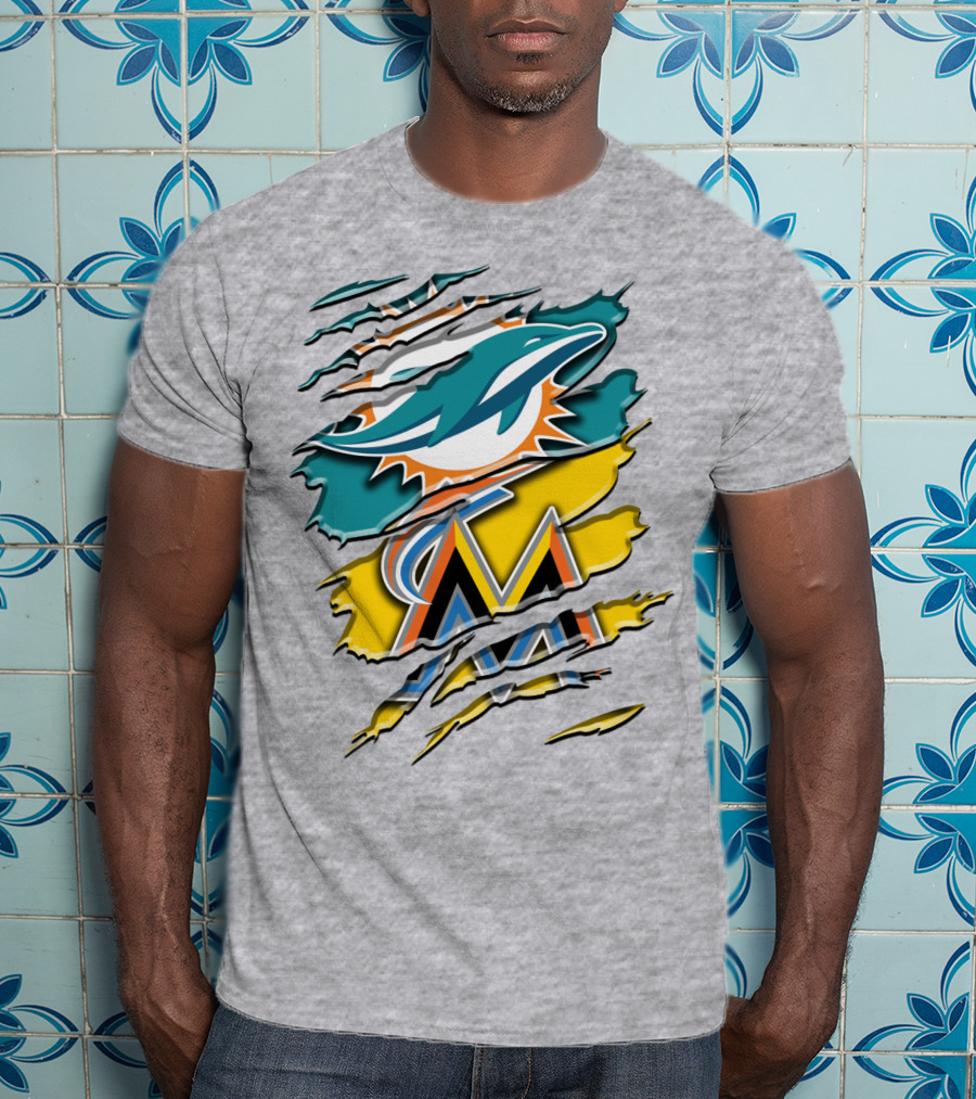 Miami Dolphins Marlins Rah 053 T-Shirt