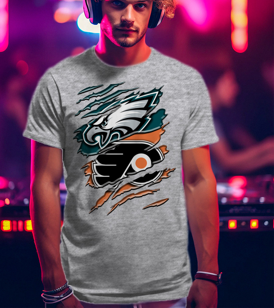 Philadelphia Eagles Flyers Rah 056 T-Shirt