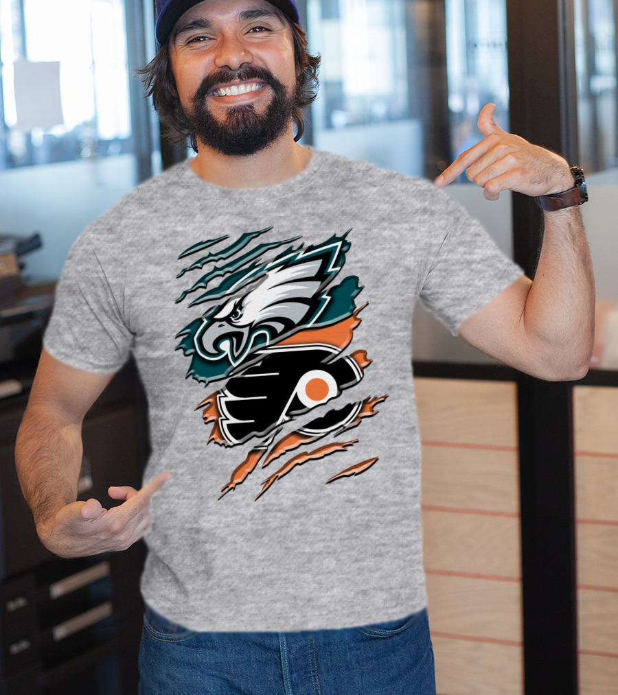 Philadelphia Eagles Flyers Rah 056 T-Shirt
