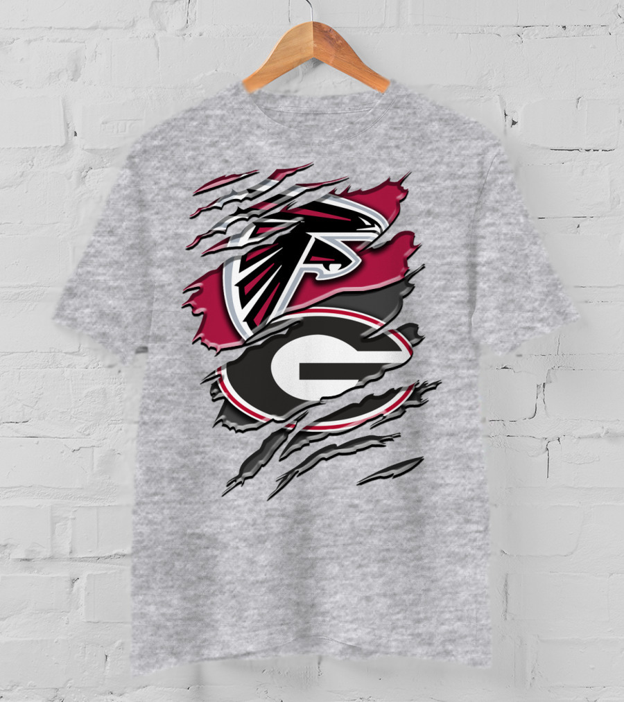 Atlanta Falcons Georgia Bulldogs Rah 061 T-Shirt
