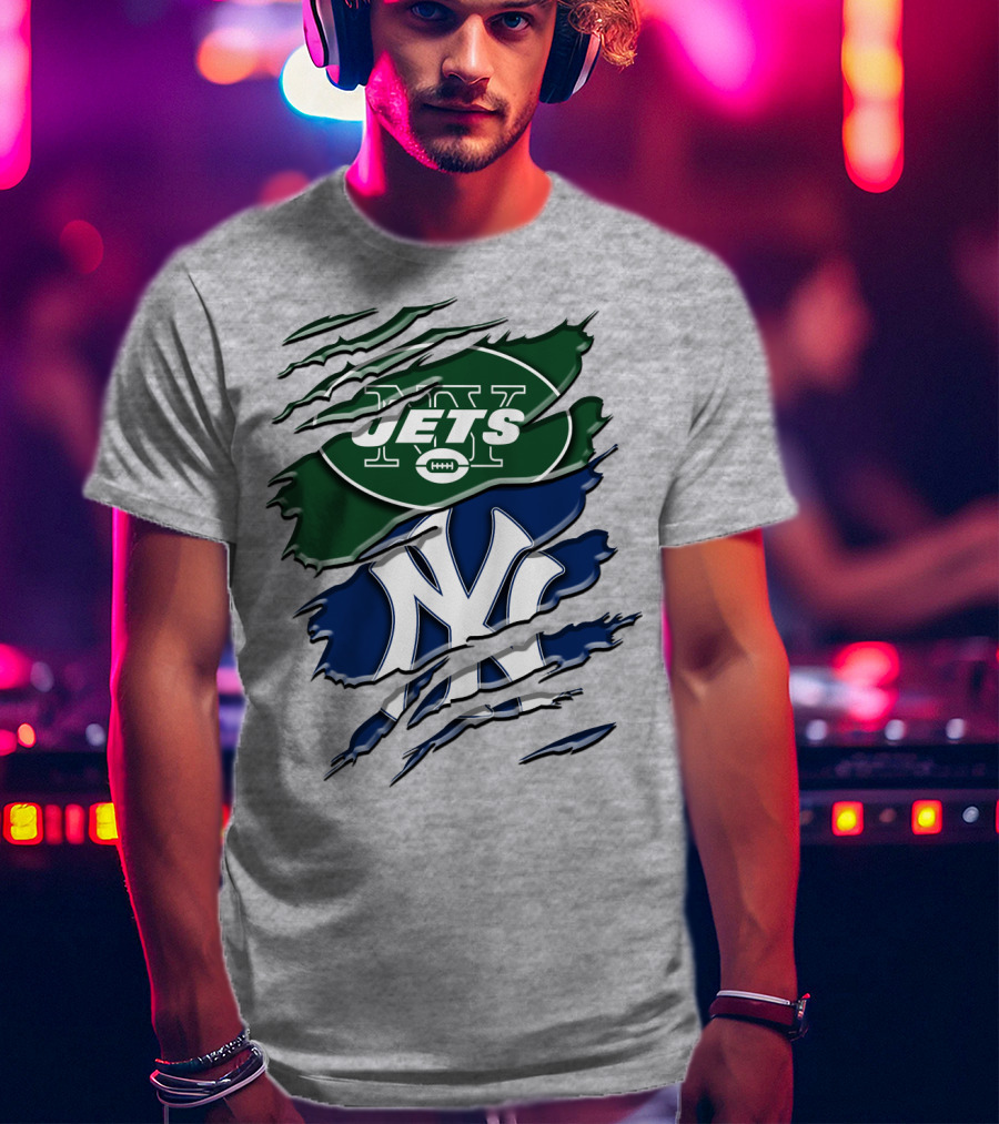 Ny Jets Yankees Rah 071 T-Shirt