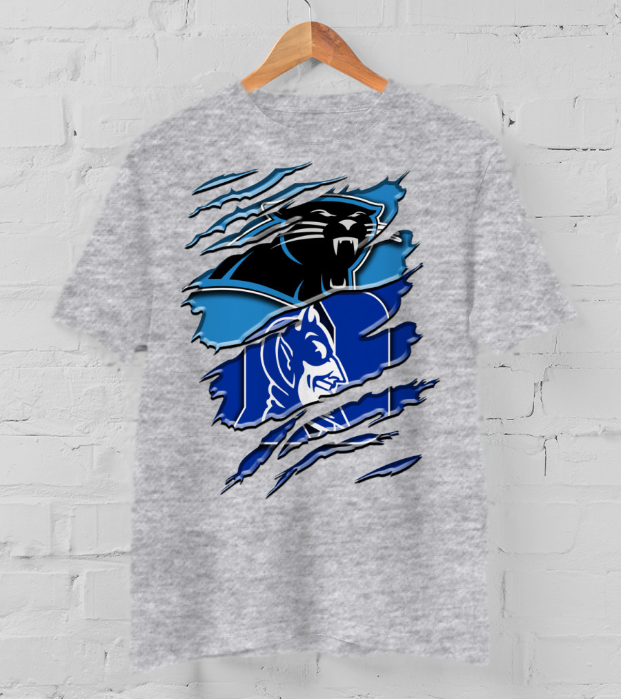 Carolina Panthers Duke Blue Devils Rah 084 T-Shirt