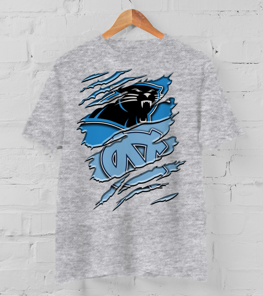 Carolina Panthers North Carolina Tar Heels Rah 087 T-Shirt