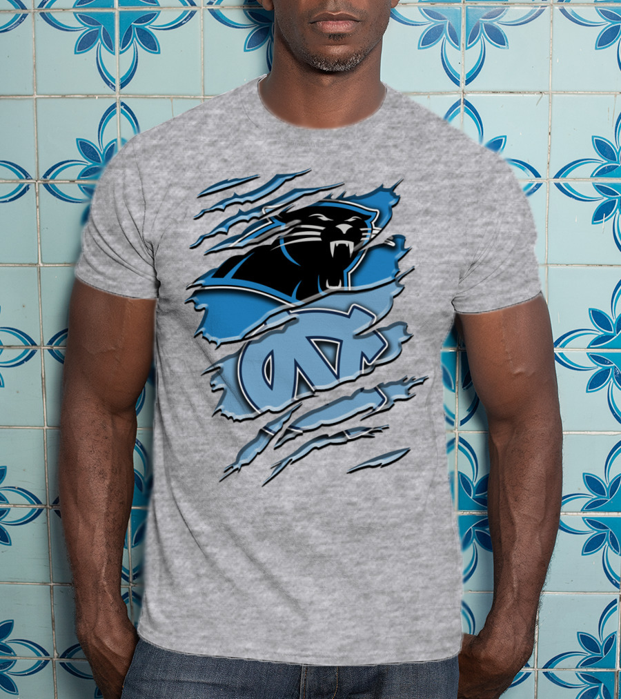Carolina Panthers North Carolina Tar Heels Rah 087 T-Shirt