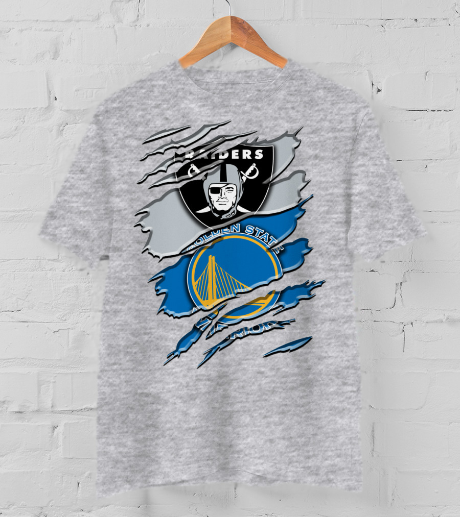 Raiders Golden State Warriors Icons T-Shirt