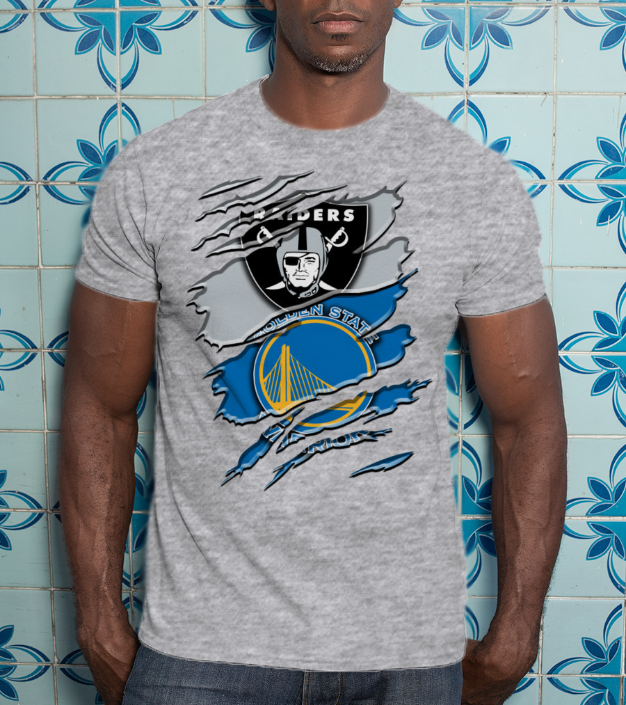 Raiders Golden State Warriors Icons T-Shirt