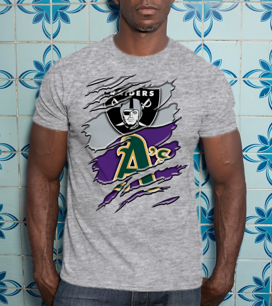 Raiders A's Logo Blend T-Shirt