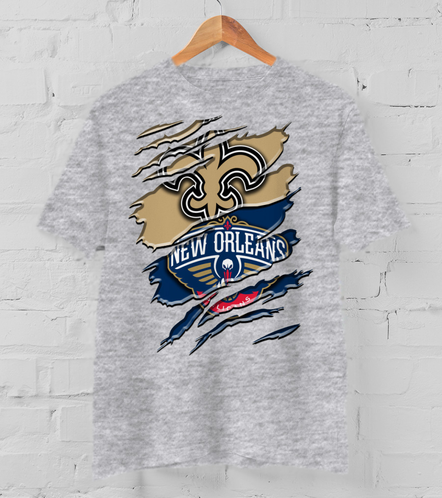 New Orleans Saints Pelicans Rah 108 T-Shirt