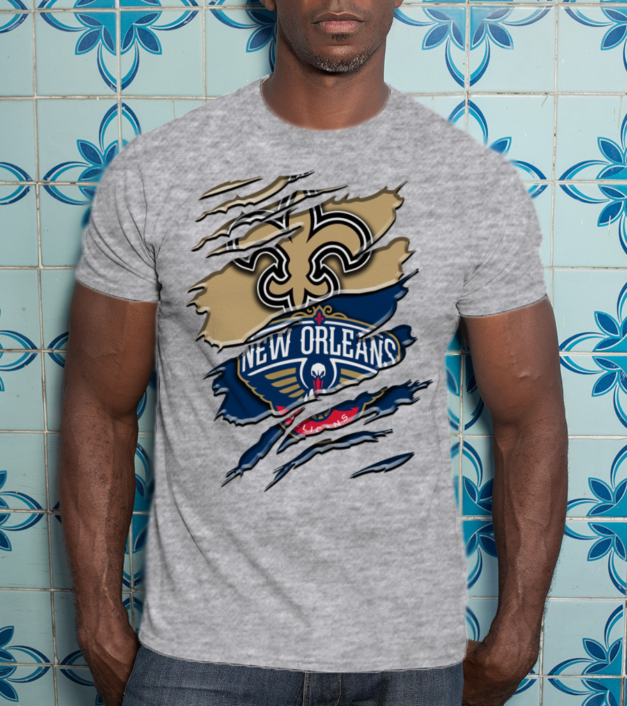 New Orleans Saints Pelicans Rah 108 T-Shirt