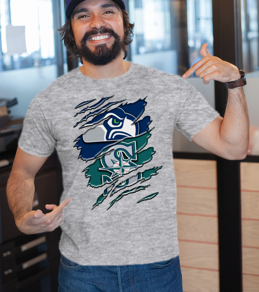 Seattle Seahawks Mariners Rah 109 T-Shirt