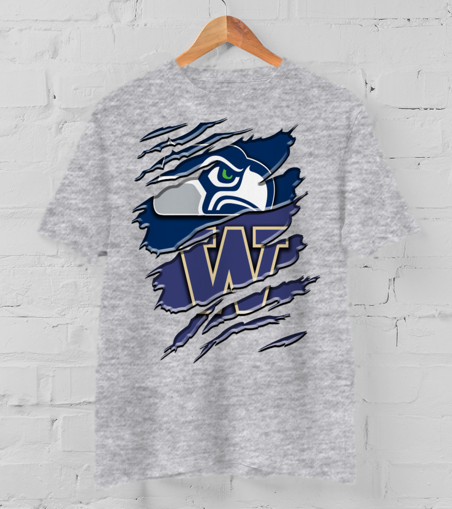 Seattle Seahawks University Of Washington Rah 110 T-Shirt