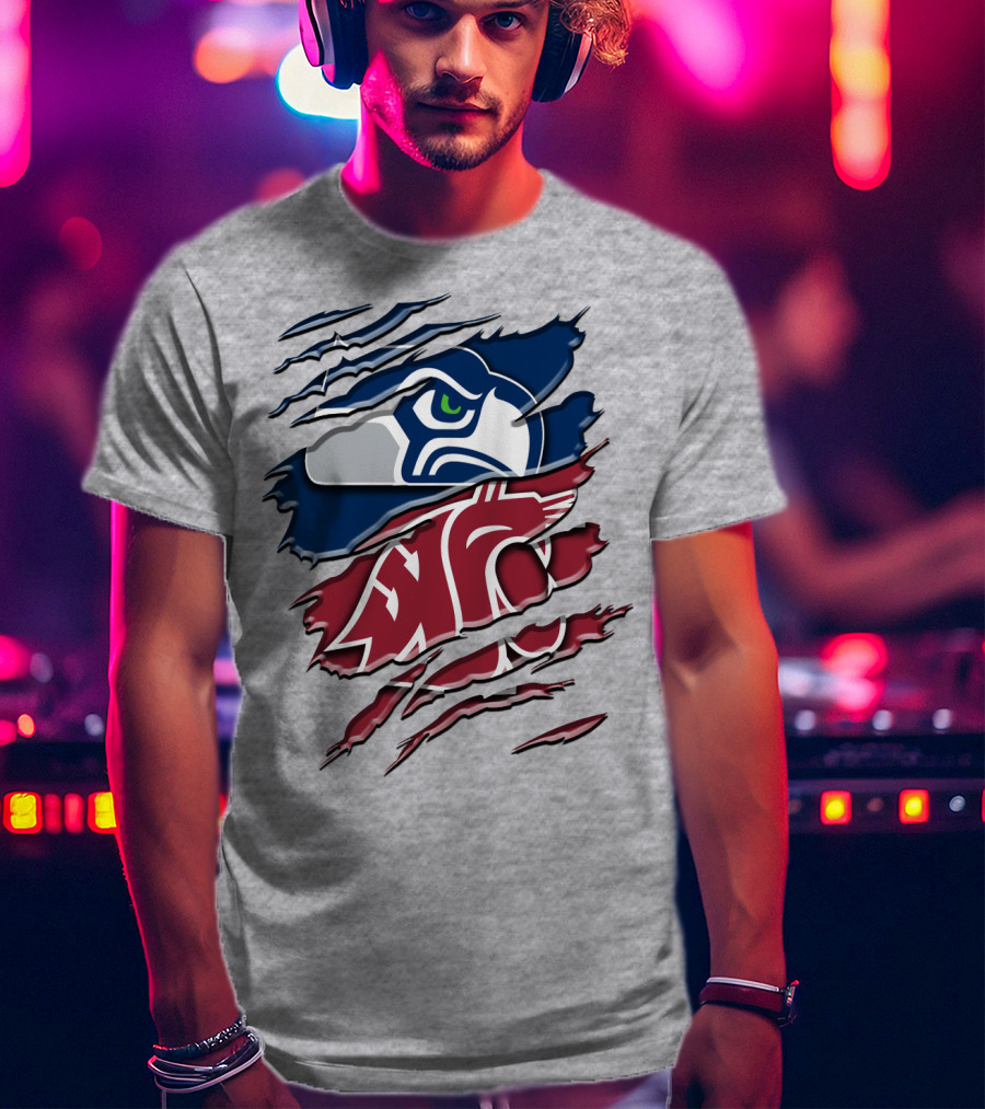 Seahawks Cougars Rah 111 Hybrid T-Shirt