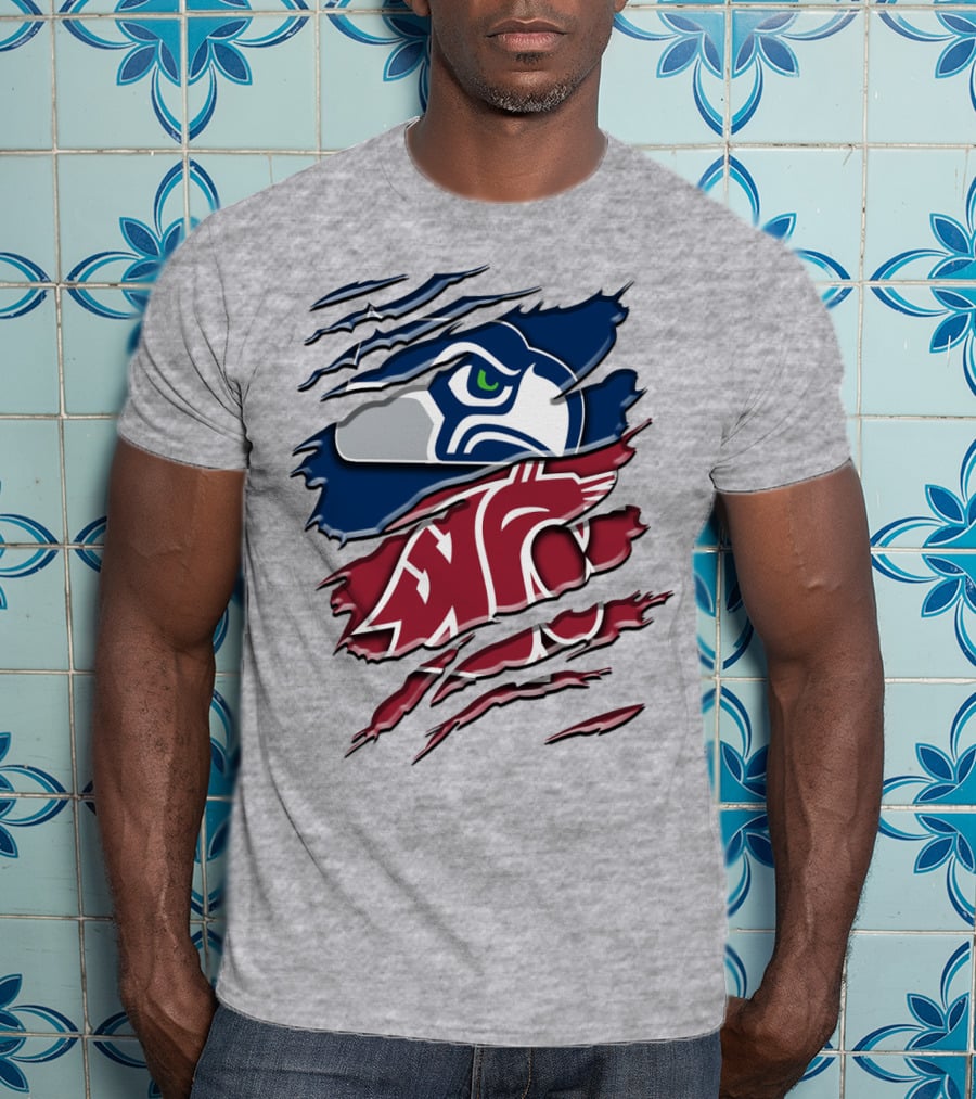 Seahawks Cougars Rah 111 Hybrid T-Shirt