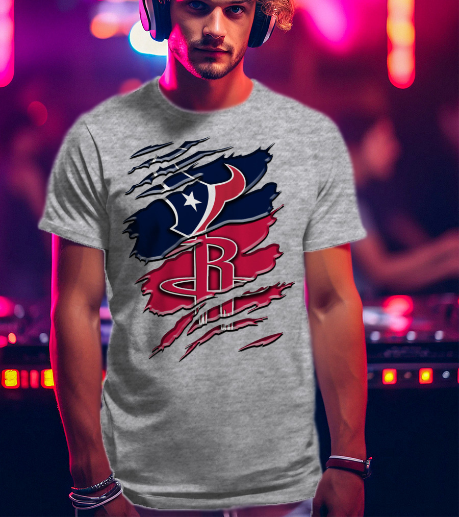 Houston Texans Rockets Rah 118 T-Shirt