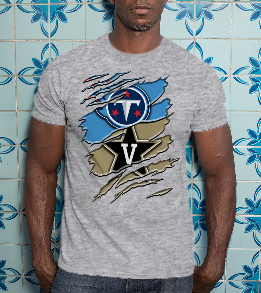 Tennessee Titans Vanderbilt Commodores Rah 132 T-Shirt