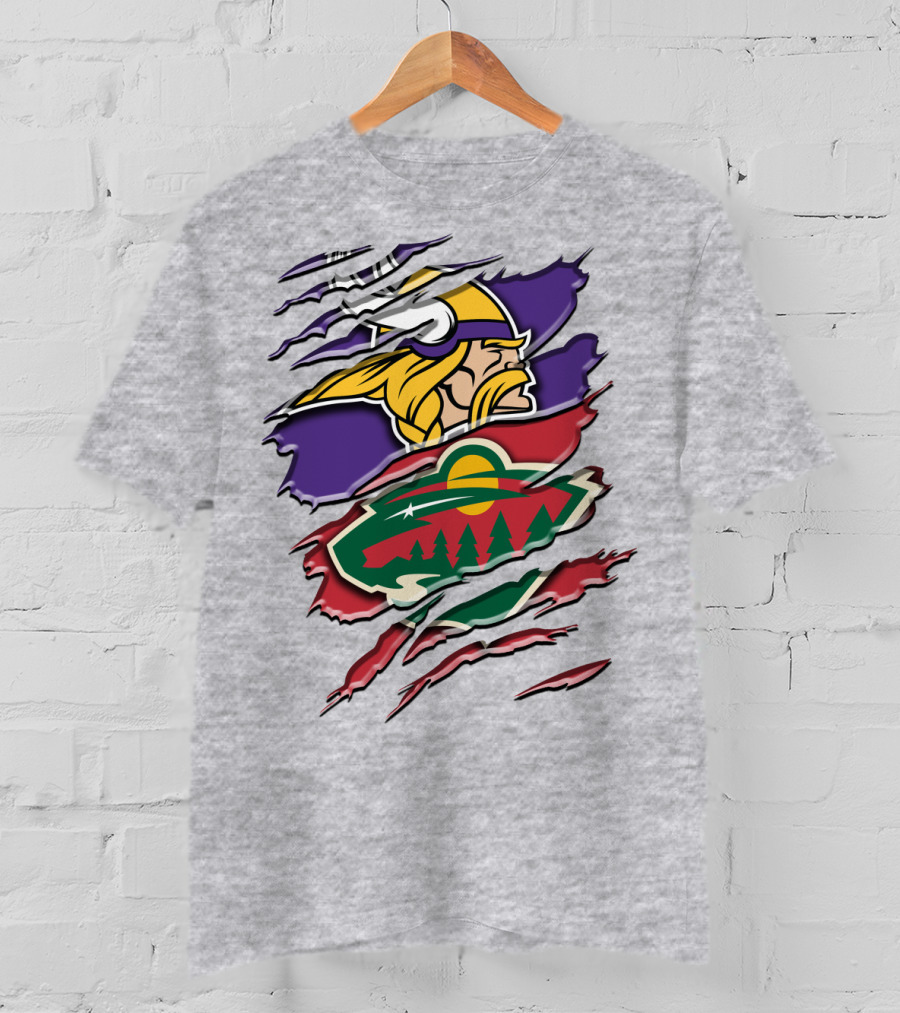 Minnesota Vikings Wild Crossover T-Shirt