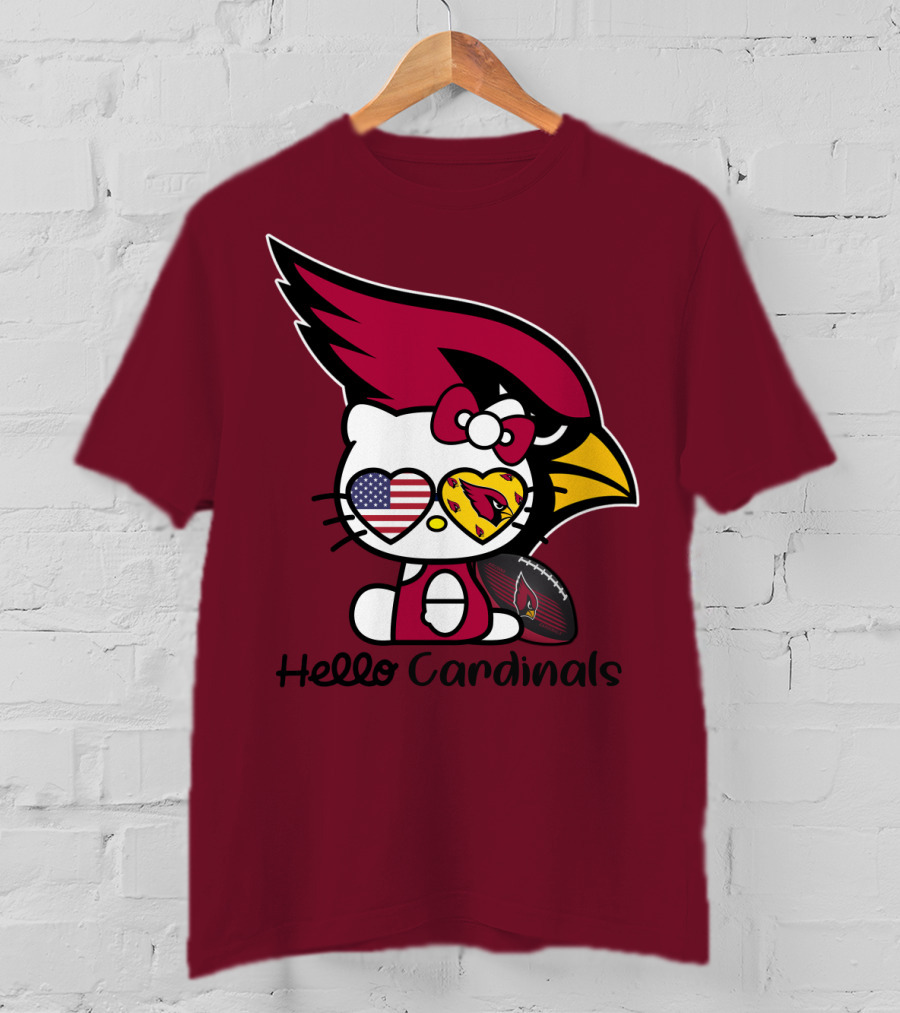 Hello Cardinals Arizona Cardinals T-Shirt