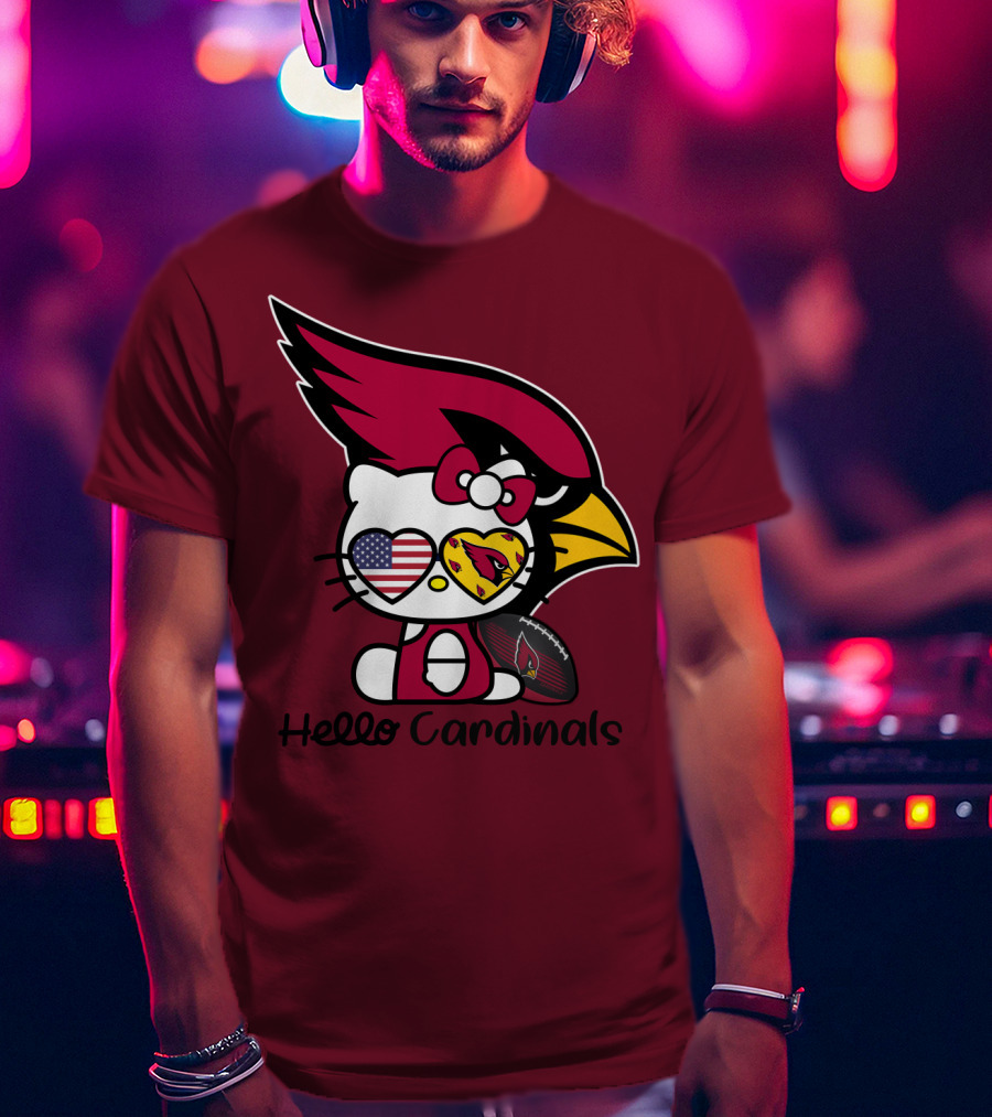 Hello Cardinals Arizona Cardinals T-Shirt