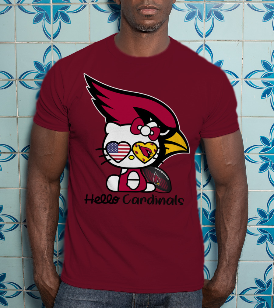 Hello Cardinals Arizona Cardinals T-Shirt