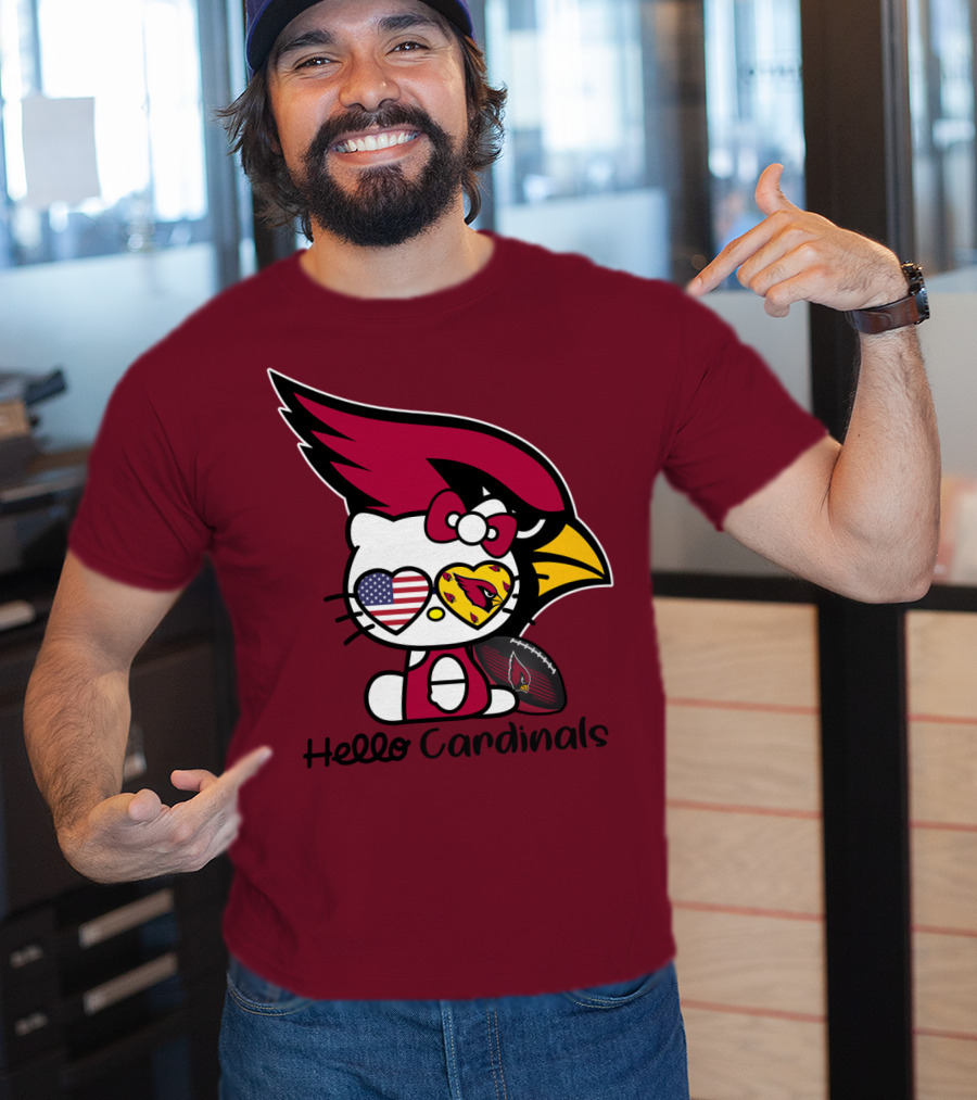 Hello Cardinals Arizona Cardinals T-Shirt